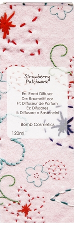 Bomb Cosmetics Strawberry Patchwork difusor de aromas con esencia 120 ml
