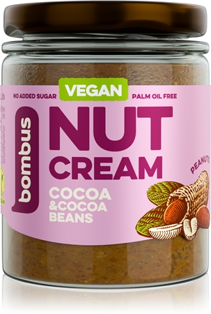 Bombus Nut Cream Cocoa & Cocoa Beans orechová nátierka s kakaom