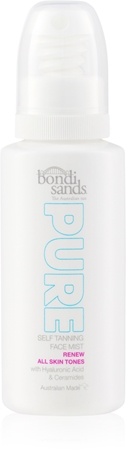 Bondi Sands Pure Self Tanning Face Mist Renew espuma bronzeadora para rosto