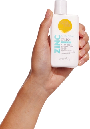 Bondi Sands SPF 50+ Zinc Mineral Face Fluid Mineraalne kaitsev näovedelik SPF 50+