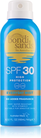 Bondi Sands SPF 30 Everyday Mist spray waterproof solare