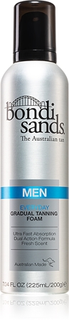 Bondi Sands Everyday Men savaiminio įdegio putos palaipsniui atsiskleidžiančiam įdegiui