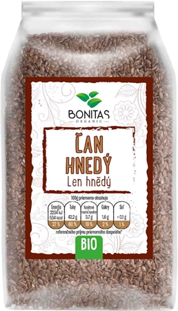 Bonitas Len hnědý BIO semínka v BIO kvalitě
