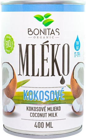Bonitas Kokosové mléko kokosové mléko v BIO kvalitě