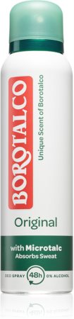 Borotalco Original Purškiamasis dezodorantas-antiperspirantas gausiam prakaitavimui mažinti