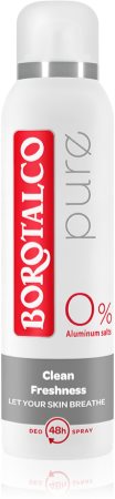 Borotalco Pure deodorante spray senza alluminio 48 ore