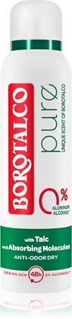 Borotalco Pure Original дезодорант-спрей без вмісту алюмінія