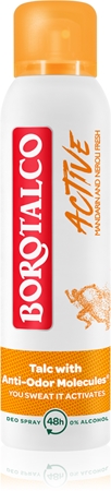 Borotalco Active Mandarin & Neroli frissítő spray dezodor 48h