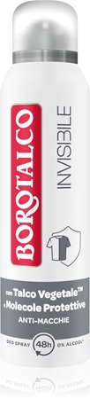 Borotalco Invisibile deodorante spray contro le macchie bianche e gialle