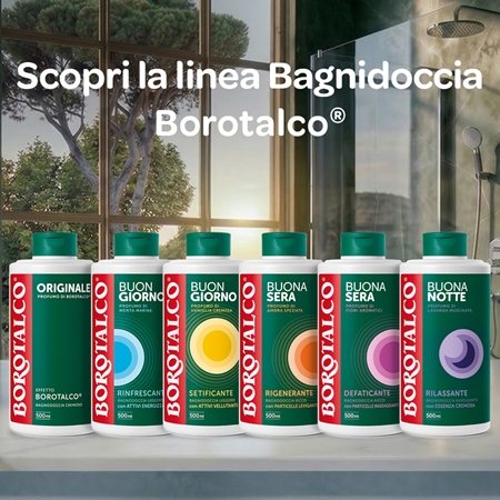 Borotalco Buona Notte Rilassante gel doccia per un sonno tranquillo