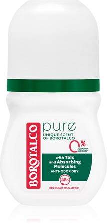 Borotalco Pure Original дезодорант roll-on без вмісту солей алюмінію