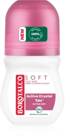 Borotalco Soft Talc & Pink Flower roll-on dezodorans bez alkohola