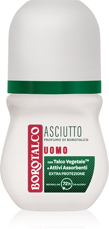 Borotalco UOMO Asciutto deodorante roll-on 72 ore