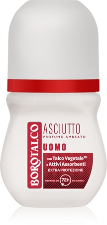 Borotalco UOMO Asciutto deodorante roll-on 72 ore