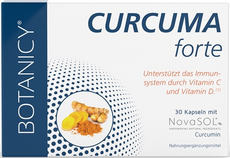 Botanicy Curcuma Forte Kapseln mit Pflanzenextrakten