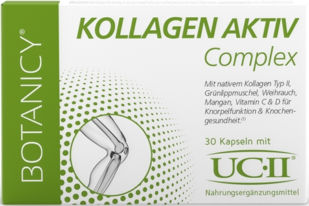 Botanicy Kollagen aktiv Complex Kapseln zur Unterstützung der Gelenke