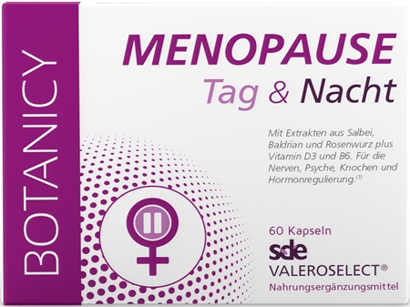 Botanicy MENOPAUSE Tag & Nacht Kapseln mit Pflanzenextrakten