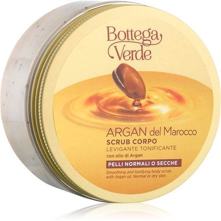 Bottega Verde Argan del Marocco vyhlazující tělový peeling s arganovým olejem
