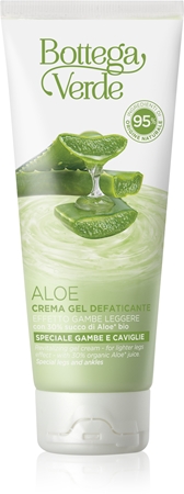 Bottega Verde Aloe Vera hydratační a zklidňující gel krém na unavené nohy