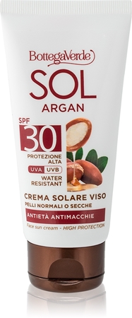 Bottega Verde Sol Argan protetor solar anti-manchas escuras