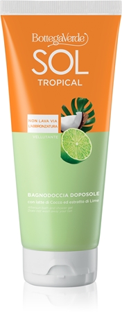 Bottega Verde Sol Cocco Lime gel bain et douche après-soleil