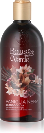 Bottega Verde Vaniglia Nera espuma de banho suave com baunilha