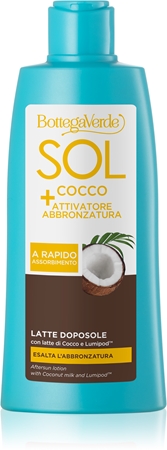 Bottega Verde Sol Cocco latte idratante corpo per stimolare l'abbronzatura