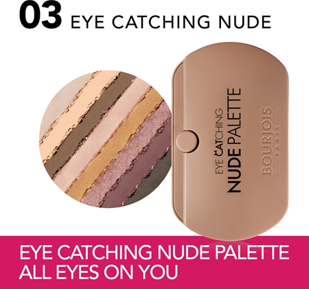 Bourjois Eye Catching Nude Palette palette de fards à paupières 8 couleurs