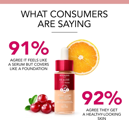 Bourjois Healthy Mix Lightweight Foundation for a natural look