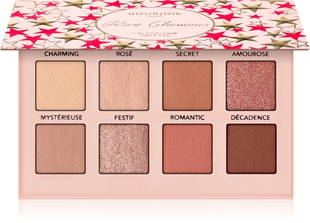 Bourjois Rose Glamour paletka očních stínů