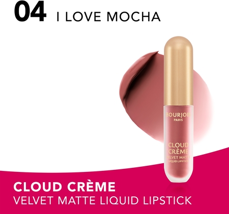 Bourjois Cloud Crème Velvet Matte Ultra-Matte Liquid Lip Stain