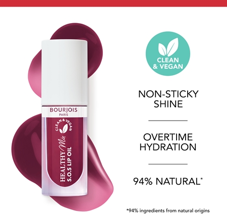 Bourjois Healthy Mix S.O.S Lip Oil Lip Oil with moisturising effect