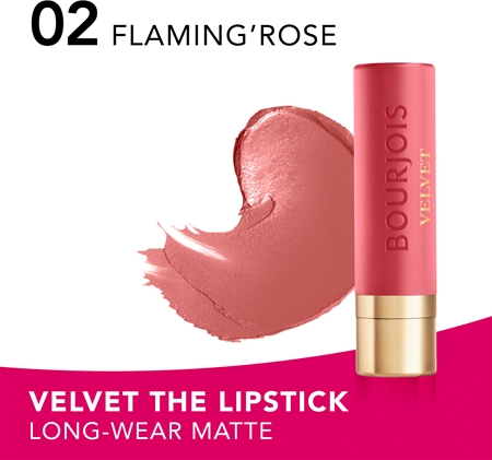Bourjois Rouge Velvet The Lipstick ruj cu persistenta indelungata cu efect matifiant