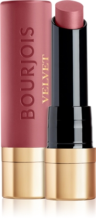 Bourjois Rouge Velvet The Lipstick μακράς διαρκείας κραγιόν με ματ αποτελέσματα
