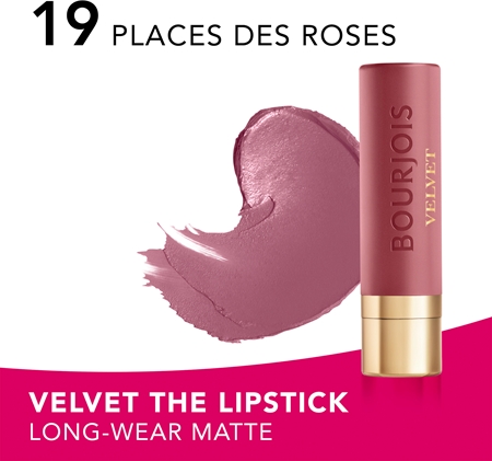Bourjois Rouge Velvet The Lipstick ruj cu persistenta indelungata cu efect matifiant
