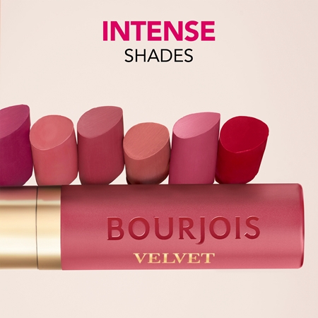 Bourjois Rouge Velvet The Lipstick ruj cu persistenta indelungata cu efect matifiant