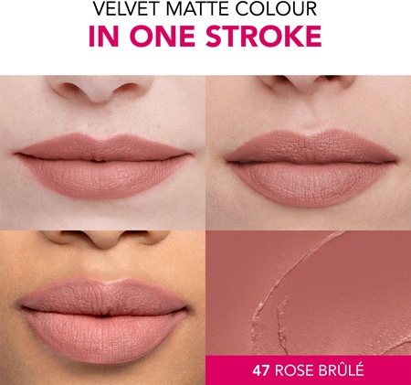 Bourjois Rouge Velvet The Lipstick ruj cu persistenta indelungata cu efect matifiant