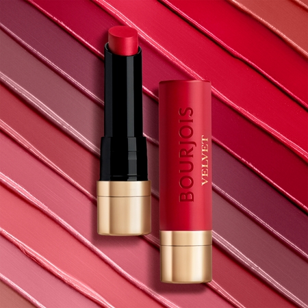 Bourjois Rouge Velvet The Lipstick ruj cu persistenta indelungata cu efect matifiant