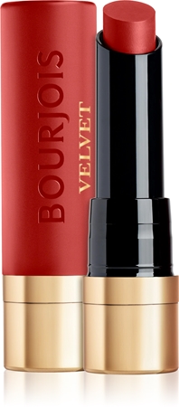 Bourjois Rouge Velvet The Lipstick μακράς διαρκείας κραγιόν με ματ αποτελέσματα