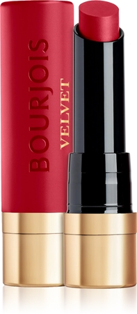 Bourjois Rouge Velvet The Lipstick μακράς διαρκείας κραγιόν με ματ αποτελέσματα