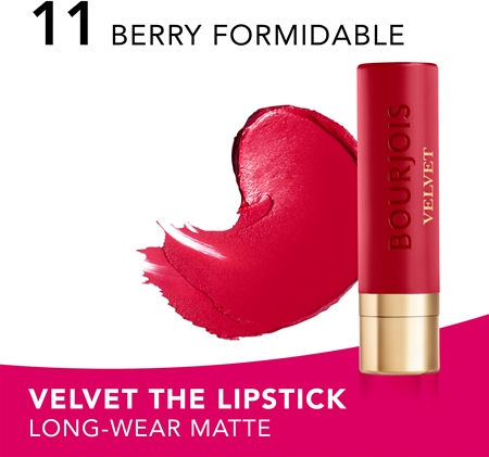 Bourjois Rouge Velvet The Lipstick ruj cu persistenta indelungata cu efect matifiant