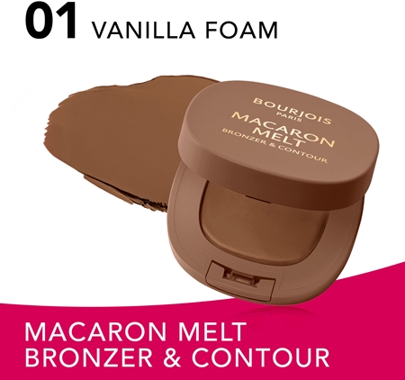 Bourjois Macaron Melt Bronzer & Contour Bronzer and Contour Powder 2-in-1