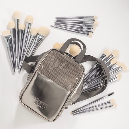 BPerfect Artistry The Collective Edit brush set with pouch