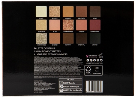 BPerfect Harmony II Shadow Palette Lidschattenpalette