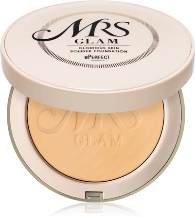 BPerfect Mrs Glam Glorious Skin Kompaktais pūderis matētam izskatam