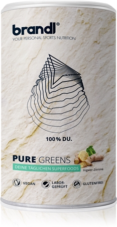 brandl Pure Greens Superfoods Pulver Nahrungsergänzungsmittel für Ihr Wohlbefinden