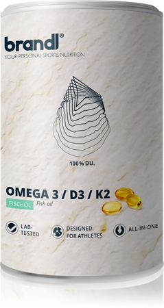 brandl Omega 3 D3 K2 aus Fischöl , EPA DHA im 2:1 Verhältnis Kapseln
