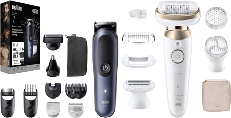 Braun Silk-épil 9 & All-In-One Series 7 set for hair and body
