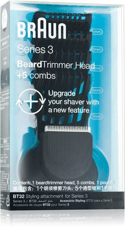 Braun Series 3  Shave&Style BT32 cabeça aparadora + 5 acessórios