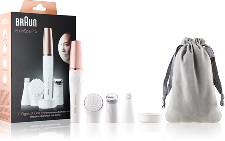Braun FaceSpa Pro 911 system 3w1 do depilacji, oczyszczania i tonizacji twarzy